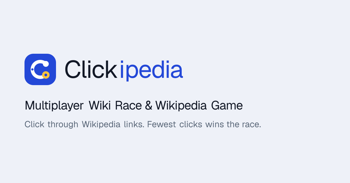 I made a better version of the Wikipedia racing game